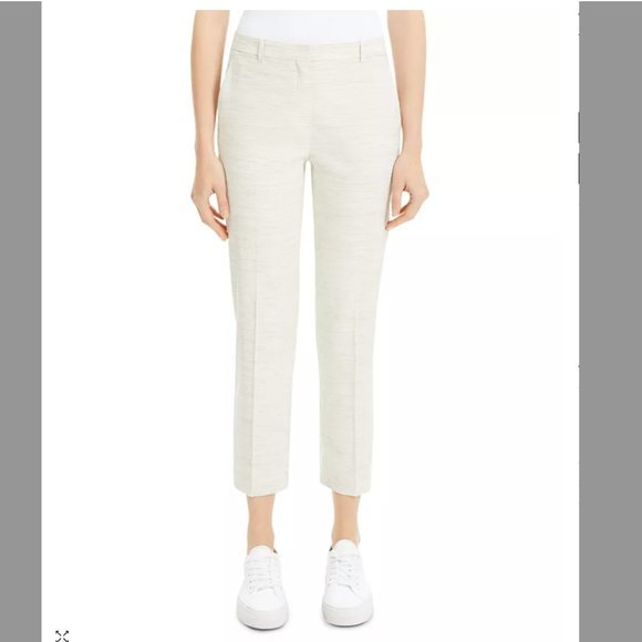 Theory Tailored Cropped Pants - Picture 1 of 9